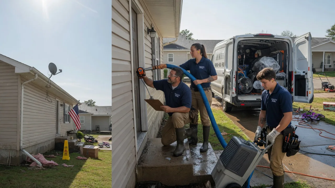Ceiling Water Damage Restoration in Spring Lake, MN near me
